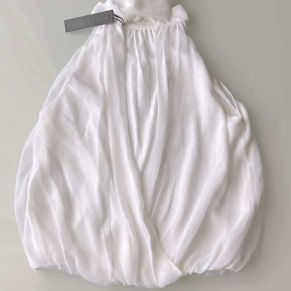 Alice + Olivia Maris Gathered Halter Top Sz XS - Picture 13 of 16